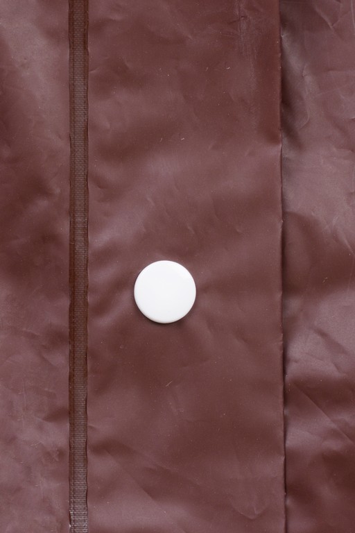 R-1058-6 brown eva peva long rains jacket button Furthertrade.com the best raincoat manufacturers and suppliers