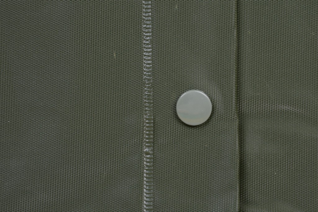 R-1056-9 green heavy duty pvc vinyl long rain jackets for men button Furthertrade.com the high quality raincoat suppliers and manufacturers