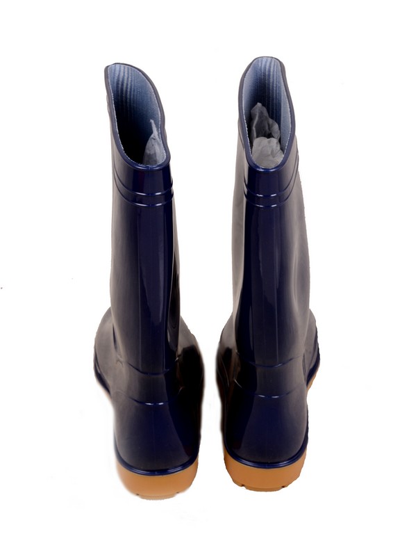 WRB-1001 blue pvc vinyl men cheap rain boots back Furthertrade.com the high quality rain boots manufacturer and supplier